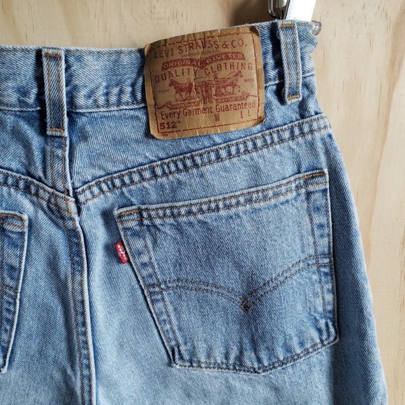 Levi's 512 High Waist Slim Fit Tapered Leg Jeans 6 - Picture 2 of 8